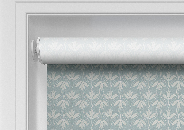 Tea Leaves, French Blue - Twist&Fit Roller Blind - Image 10